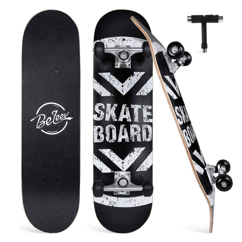 Beleev skateboard, Ruffle black