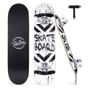 
                
                    Load image into Gallery viewer, Beleev skateboard, 31 inch, stripe color
                
            